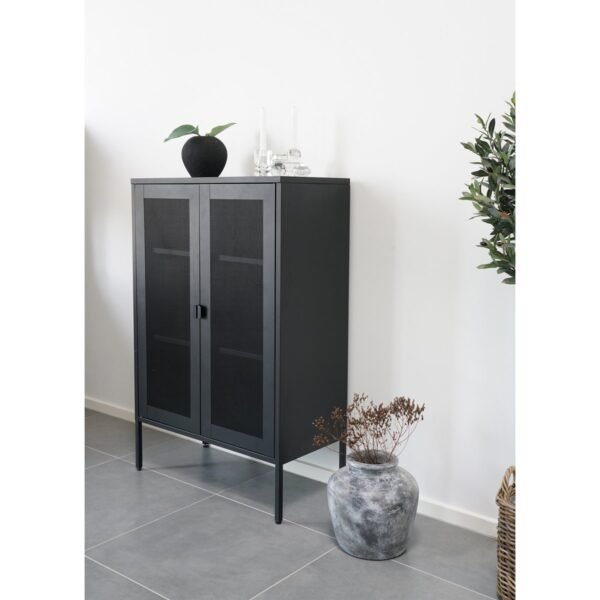 Vitrine Melbourne - Acier, Noir - 80x40x120 cm – Image 3