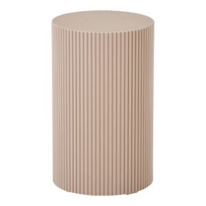 Farense Side Table - Beige/Grey, MDF, 30x30x50 cm