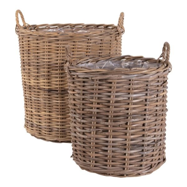 Paniers Indo - Rotin Kubu - Lot de 2