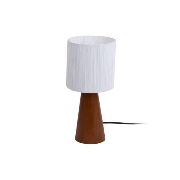 Lampe de table cône transparent